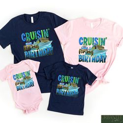 Cruising For My Birthday Shirt, Cruise Life Tee, Cruise Squad Shirt, Birthday Matching Tee, Birthday Cake Lover Gift, Bi