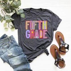 5th grade shirt, fifth grade shirts, grade shirts, teacher t shirts, fifth grade teacher shirt, fifth grade youth shirt,