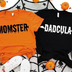 Dadcula Momster Shirt | Halloween Gift for Dad, Halloween Mom Shirt, Spooky Dad, Spooky Mom, Dadcula Shirt, Momster Shir