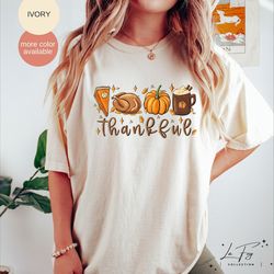 thankful t-shirt, thanksgiving shirt, fall shirt for women, thanksgiving gifts, pumpkin shirt,