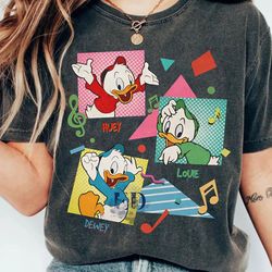 retro disney ducktales scrooge mcduck donald shirt | cute dewey huey & louie duck t-shirt | magic kingdom tee | disneyla