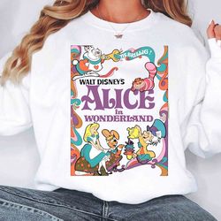 disney alice in wonderland retro shirt | cute princess alice t-shirt | disney adventures in wonderland tee | disneyland