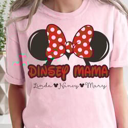 custom name disney grandma minnie mouse ears shirt | mama minnie ears t-shirt | personalized mother's day tee | disneyla