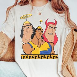 Disney Kronk Angel And Devil Shirt | The Emperor'S New Groove T-shirt | Birthday Boy Girl Mathching Tee Disney Birthday