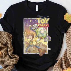 Retro 90S Disney Toy Story Shirt | Toy Story Land T-Shirt | Buzz Lightyear Woody And Friends Tee | WDW Family Holiday Ou