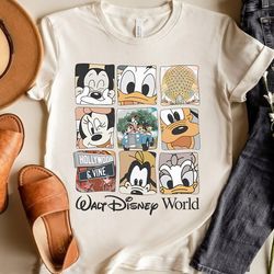 Vintage Mickey And Friends Shirt | Walt Disney World Matching T-Shirt | Disneyworld Trip Tee | WDW Family Holiday Outfit