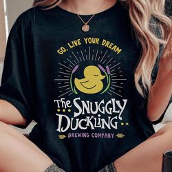 Vintage The Snuggly Duckling Go Live Your Dream Shirt | Disney Tangled Rapunzel Princess T-Shirt | Disneyland Matching T