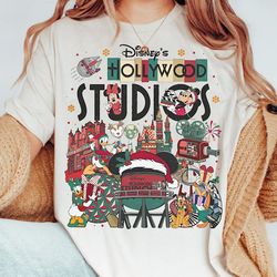 retro disney jollywood nights christmas sweatshirt | hollywood studios t-shirt | wdw christmas tee | disney christmas ma