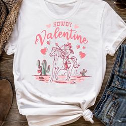 retro valentine howdy shirt | wild western cowboy valentines tshirt | howdy valentine horse tee | valentine's day gift