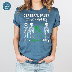 cool cerebral palsy t-shirt, cerebral palsy survivor gifts, cerebral palsy awareness month, family support t shirt