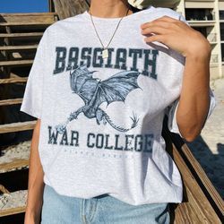 basgiath war college shirt | fourth wing shirt dragon rider violet sorrengail xaden riorson fantasy bookish
