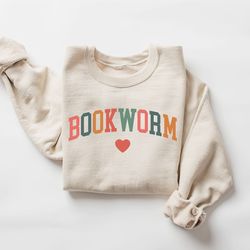 bookworm sweatshirt, cute teacher books lover sweatshirt, esl teacher sweatshirt, teacher reading sweatshirt