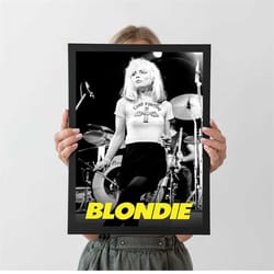 blondie vintage concert poster, autumn home decor, a4 a3 a2 a1, wall decor, christmas gift