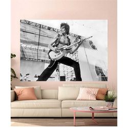 keith richards, music singer canvas poster wall art decor home decor frameless