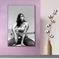 amy winehouse canvas poster wall art decor home decor frameless