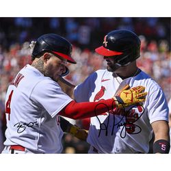 albert pujols yadier molina signed photo autograph print poster wall art home decor