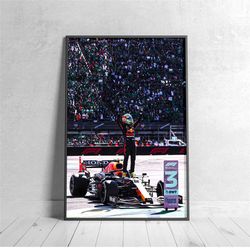 checo perez poster, sergio perez poster, formula 1 red bull racing wall art, f1 print