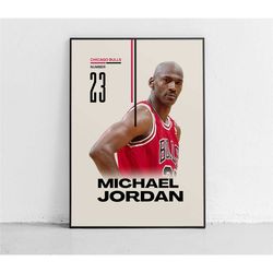 michael jordan poster | chicago bulls poster | nba poster | nba poster | basketball gift | michael jordan | digital down