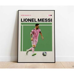 messi gift idea | lionel messi inter miami poster | messi poster | inter miami cf poster | inter miami poster | digital