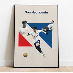 son heung-min | tottenham hotspur | english premier league | son heung-min poster | spurs | instant download!!!