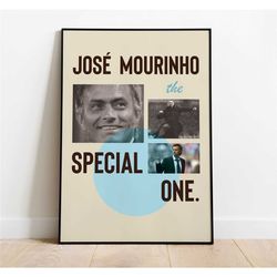 jose mourinho poster | vintage aesthetic | mid-century modern | mourinho poster | mourinho art | mourinho | jose mourinh