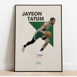 digital download only | jayson tatum poster | boston celtics | boston celtics poster | jayson tatum | tatum prints | cel