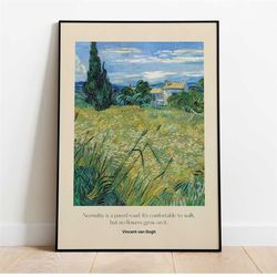 van gogh quote | van gogh | vincent van gogh | wall art | vincent van gogh quote | van gogh poster | van gogh prints | d