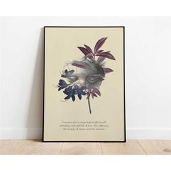 feminine beauty poster | femininity prints| divine feminine wall art | girl power print | femininity | women empowerment