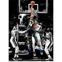 giannis antetokounmpo, milwaukee bucks, printable poster, , sports art, digital download, high quality, dunk
