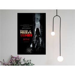 the fall of the house of usher movie poster 2023 film - canvas prints poster gift - room decor wall art