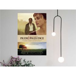 pride and prejudice movie poster 2023 film - canvas prints poster gift - room decor wall art