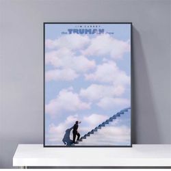 the truman show poster, pvc package waterproof canvas wall art gift home poster