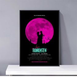 lisa frankenstein (2024) poster druck pvc package waterproof canvas wall art gift home poster, halloween gift