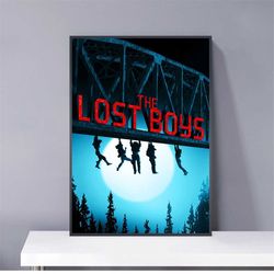 the lost boys movie poster pvc package waterproof canvas wall art gift home poster, halloween gift