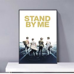 stand by me 1986 movie poster pvc package waterproof canvas wall art gift home poster, halloween gift