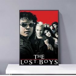 the lost boys - movie poster pvc package waterproof canvas wall art gift home poster, halloween gift