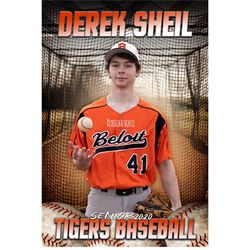 baseball template-softball template- senior sports banner-senior poster-2x3 ft photographer's template-digital download-