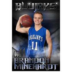 volleyball football basketball soccer tennis photographer's template photoshop sports senior 2x3 ft banner photoshop di