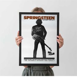 bruce springsteen born to run vintage poster, autumn home decor, a4 a3 a2 a1, wall decor, christmas gift
