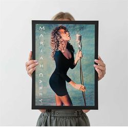 mariah carey 1990 poster, autumn home decor, a4 a3 a2 a1, wall decor, christmas gift