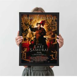 the last samurai classic movie poster, a4 a3 a2 a1, wall decor, christmas gift