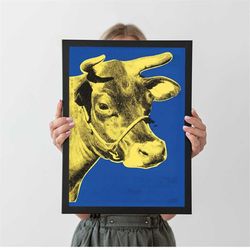 andy warhol pop poster, autumn home decor, a4 a3, wall decor, christmas gift