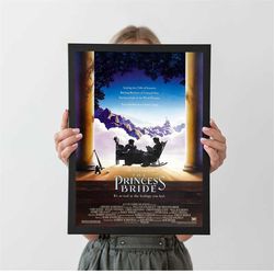 the princess bride 1987 movie poster, a4 a3 a2 a1, wall decor, christmas gift