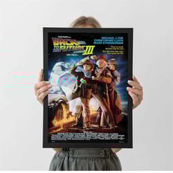 back to the future 1990 classic movie poster, a4 a3 a2 a1, wall decor, christmas gift