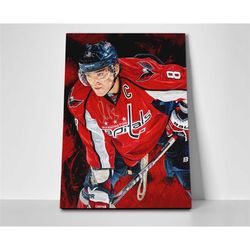 alex ovechkin hockey poster or canvas
