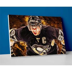 sidney crosby hockey poster or canvas