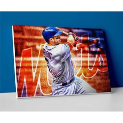 david wright mets poster or canvas