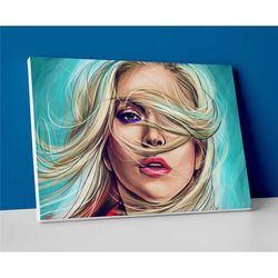 lady gaga painting poster or canvas