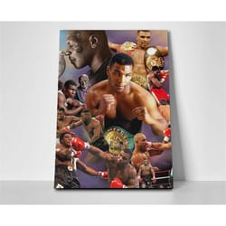 mike tyson career poster or canvas