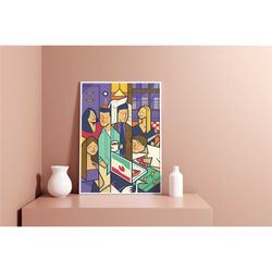 friends design art poster - wall print